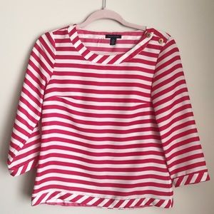 Tommy Hilfiger Horizontal Stripe Long Sleeve Top